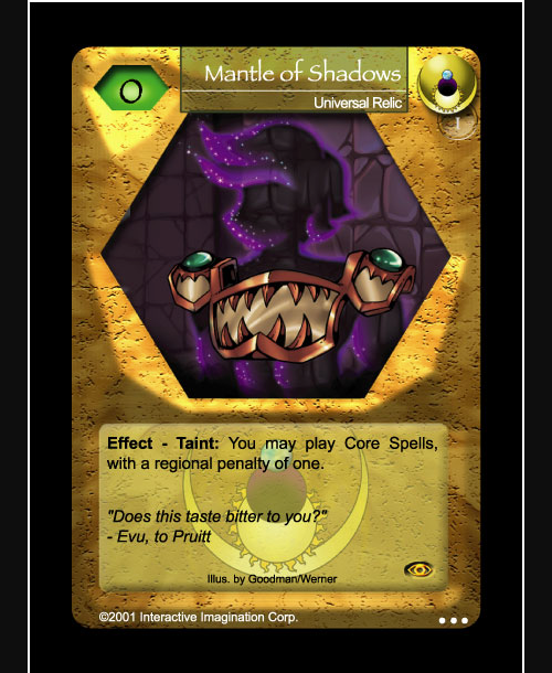 Mantle of Shadows - Foil